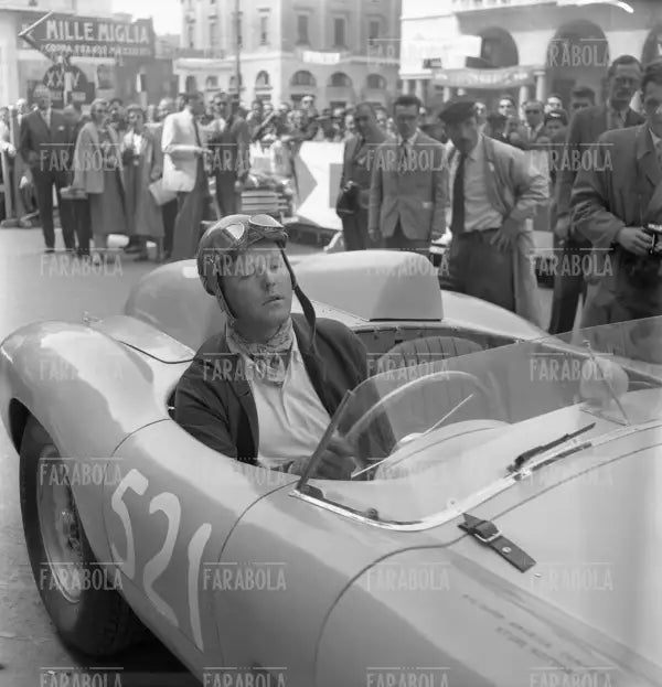 Ferrari 410 Sport, Mille Miglia, 1957 - Farabola Immagine digitale