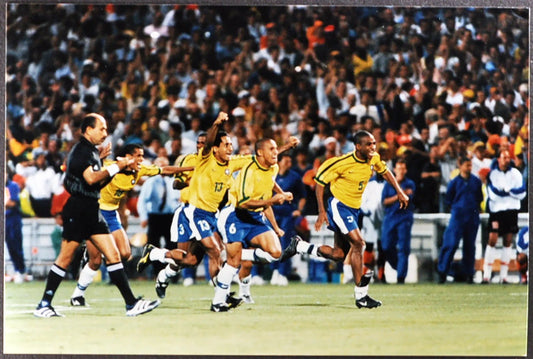 Festa Brasile Mondiali Francia 98 Ft 2975 - Stampa 20x15 cm - Farabola Stampa ai sali d'argento