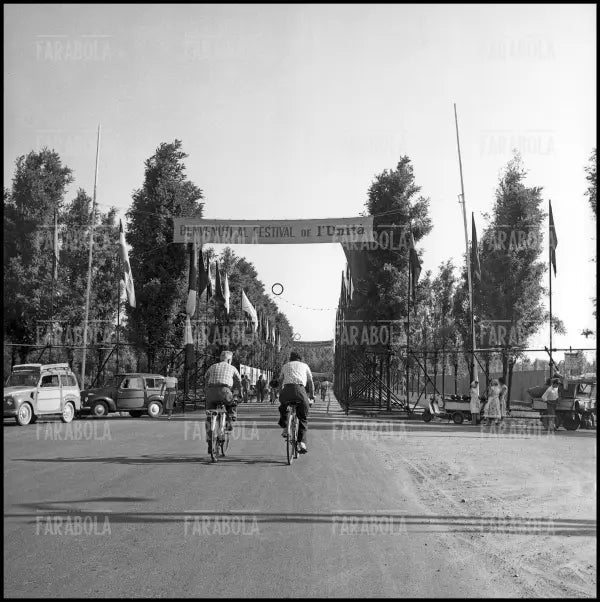 Festa de l'Unità al Parco Lambro, Milano, 1958 - Farabola Immagine digitale