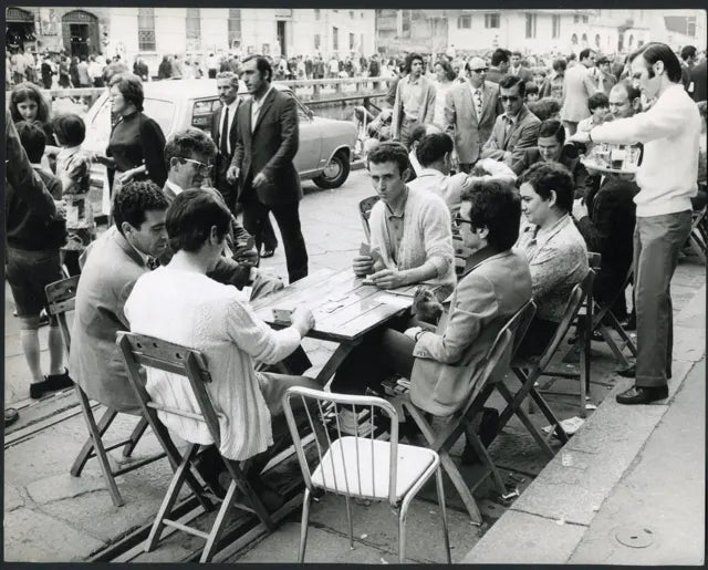 Festa del Naviglio a Milano 1971 Ft 3585 - Stampa 21x27 cm - Farabola Stampa ai sali d'argento