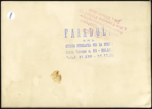 Festival di Cannes 1955 Ft 35986 - Stampa 18x13 cm - Farabola Stampa ai sali d'argento