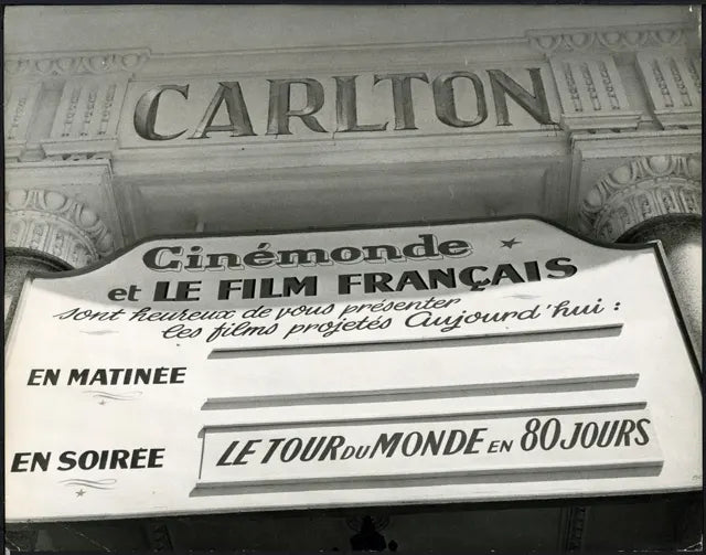 Festival di Cannes 1957 Carlton Hotel Ft 35682 - Stampa 21x27 cm - Farabola Stampa ai sali d'argento