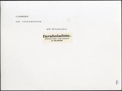 Festival di Cannes La Croisette 1990 Ft 35560 - Stampa 24x18 cm - Farabola Stampa ai sali d'argento