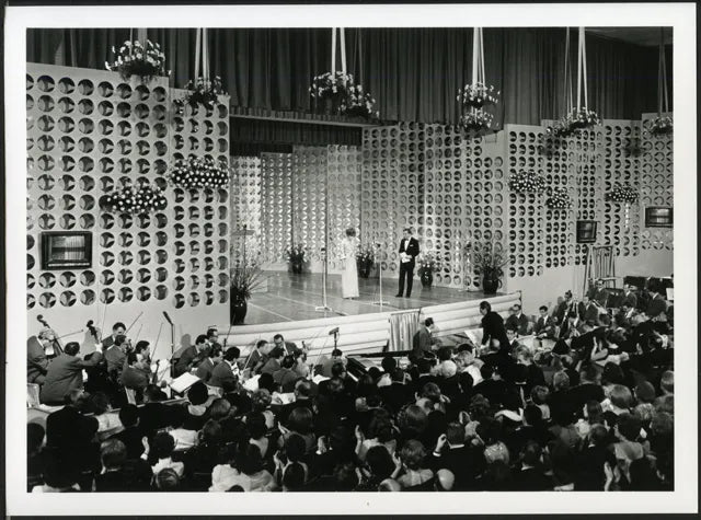 Festival di Sanremo 1967 Ft 35651 - Stampa 24x18 cm - Farabola Stampa ai sali d'argento (anni 90)