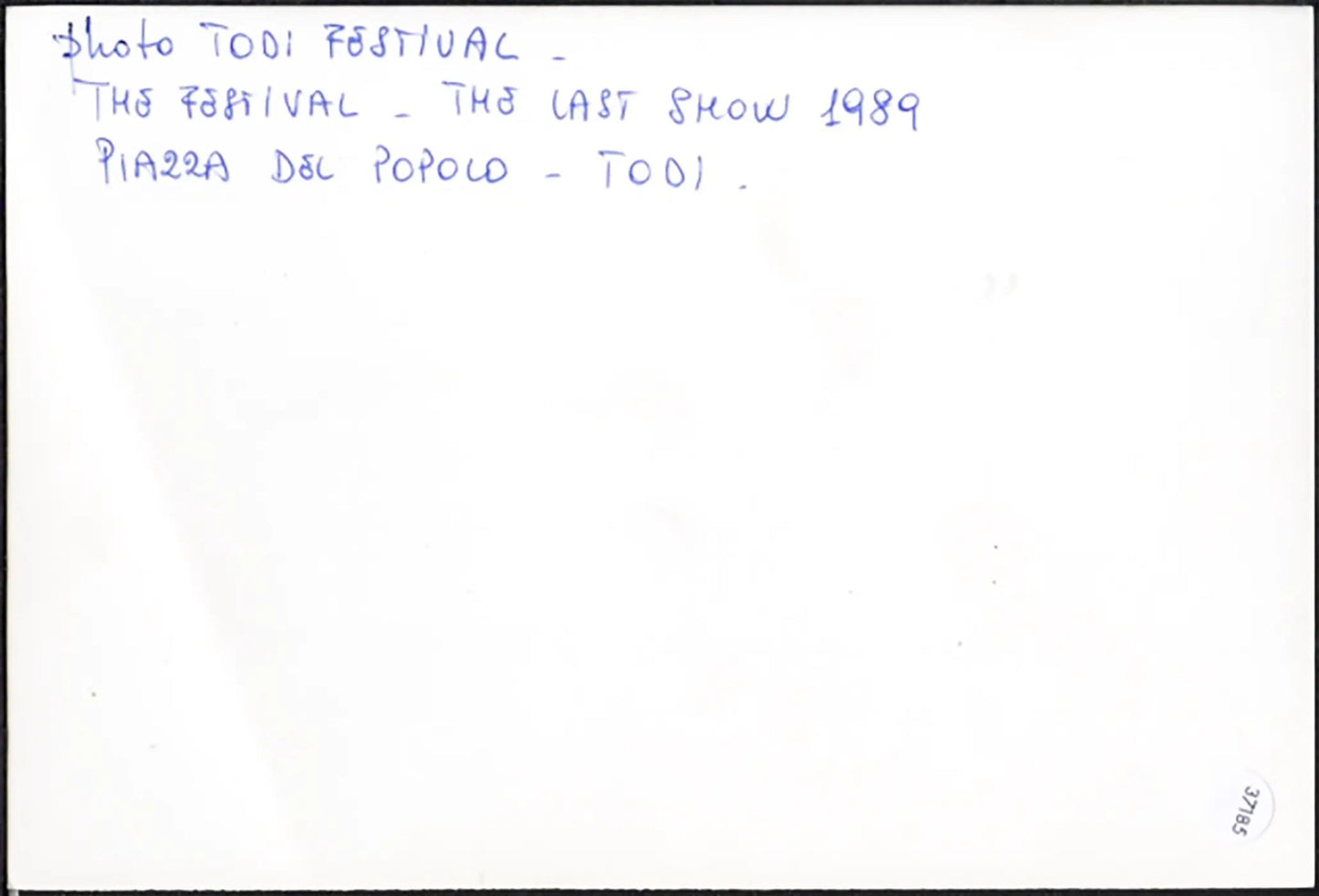 Festival di Todi 1989 Ft 37185 - Stampa 13x18 cm - Farabola Stampa ai sali d'argento