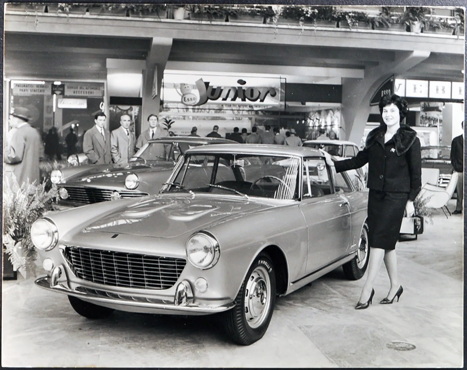 Fiat 1500 Salone Auto 1958 Ft 35328 - Stampa 21x27 cm - Farabola Stampa ai sali d'argento