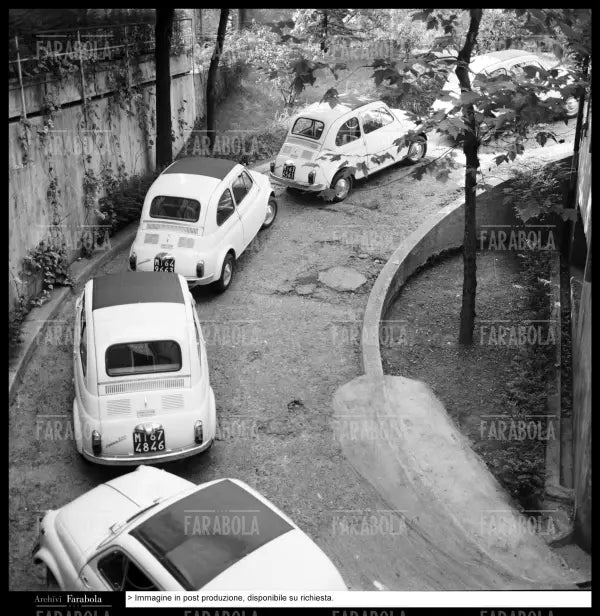 Fiat Nuova 500, Milano, 1962 - Farabola Immagine digitale
