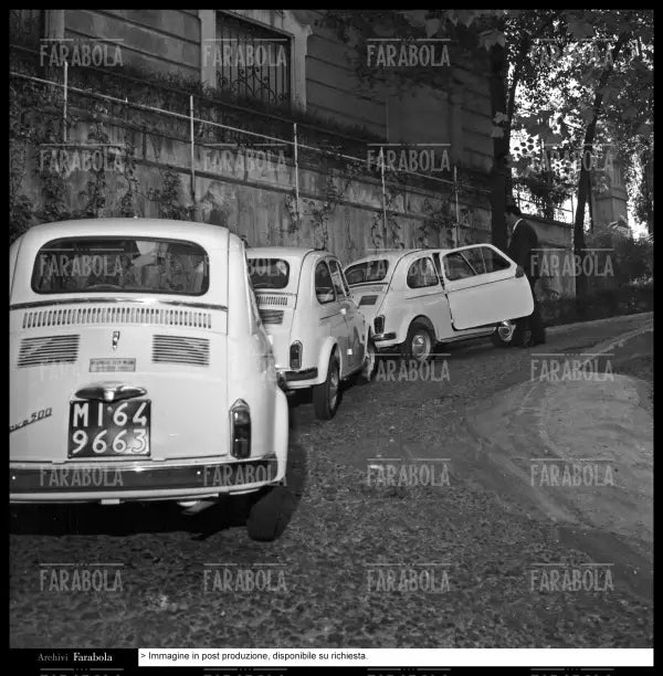 Fiat Nuova 500, Milano, 1962 - Farabola Immagine digitale