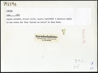 Film Poveri ma belli 1957 Ft 35854 - Stampa 24x18 cm - Farabola Stampa ai sali d'argento (anni 90)