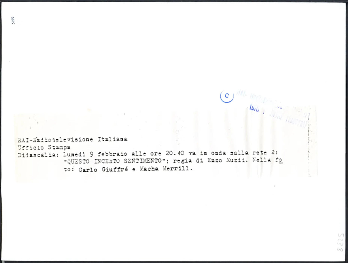 Film Questo incerto sentimento 1989 Ft 5159 - Stampa 24x18 cm - Farabola Stampa ai sali d'argento