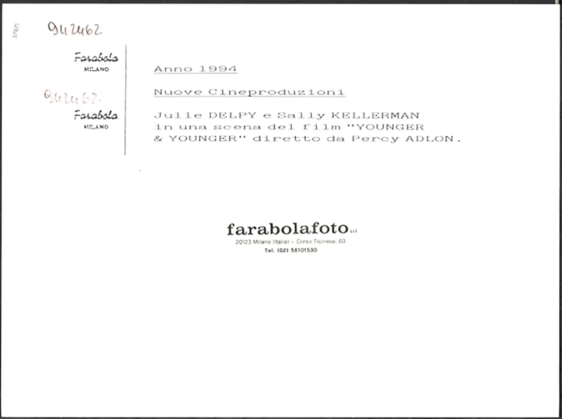 Film Younger & Younger 1994 Ft 37871 - Stampa 24x18 cm - Farabola Stampa ai sali d'argento