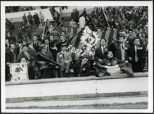 Finale Coppa Campioni Milan Benfica 1963 Ft 3846 - Stampa 24x18 cm - Farabola Stampa ai sali d'argento (anni 90)