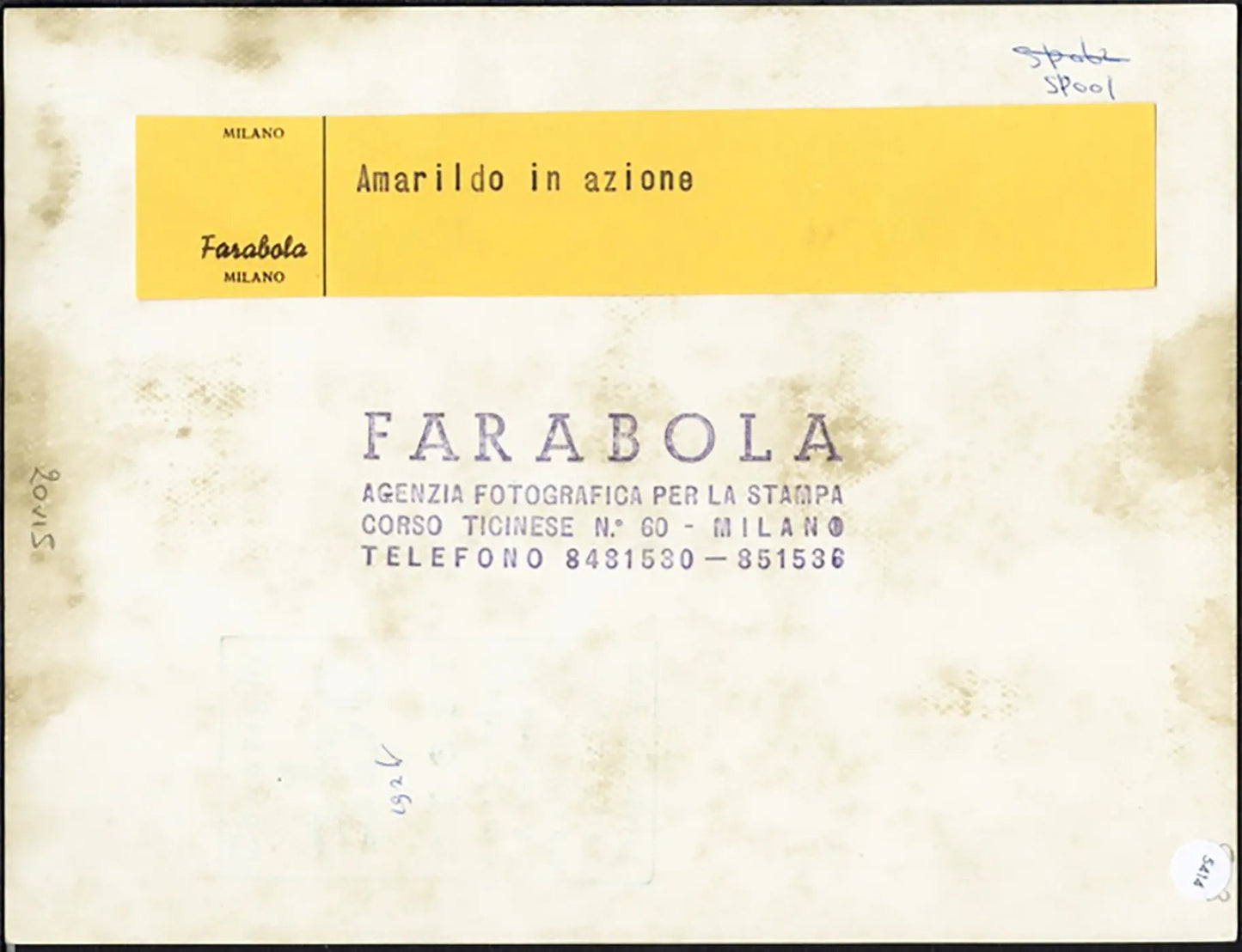 Fiorentina Amarildo in azione anni 60 Ft 5414 - Stampa 20x15 cm - Farabola Stampa ai sali d'argento