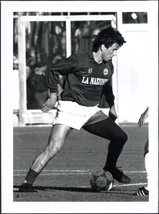 Fiorentina Carlos Dunga 1992 Ft 5585 - Stampa 20x25 cm - Farabola Stampa ai sali d'argento