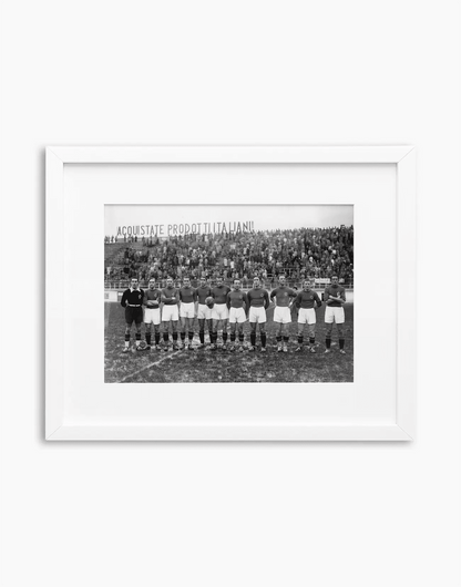 Fiorentina, Formazione, 1934 — stampa fine art con cornice bianca