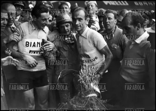 Fiorenzo Magni e Fausto Coppi, Giro d'Italia, 1951 - Farabola Immagine digitale