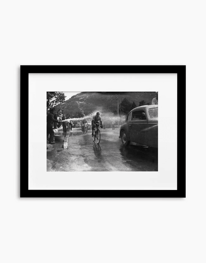 Fiorenzo Magni, Giro d'Italia 1951 — stampa fine art con cornice nera