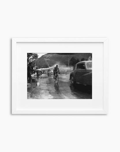 Fiorenzo Magni, Giro d'Italia 1951 — stampa fine art con cornice bianca
