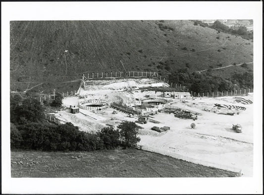 Folkestone costruzione dell'eurotunnel 1990 Ft 38036 - Stampa 24x18 cm - Farabola Stampa ai sali d'argento