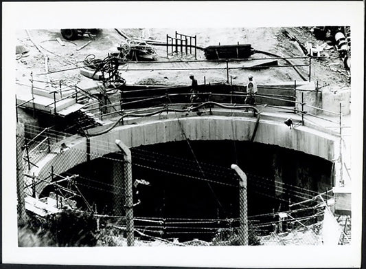 Folkestone costruzione dell'eurotunnel 1990 Ft 38049 - Stampa 24x18 cm - Farabola Stampa ai sali d'argento