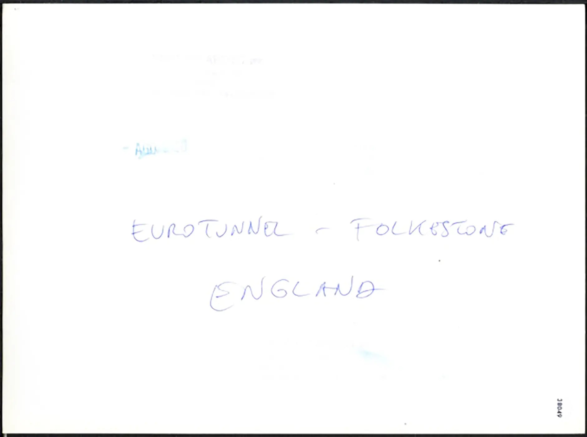Folkestone costruzione dell'eurotunnel 1990 Ft 38049 - Stampa 24x18 cm - Farabola Stampa ai sali d'argento