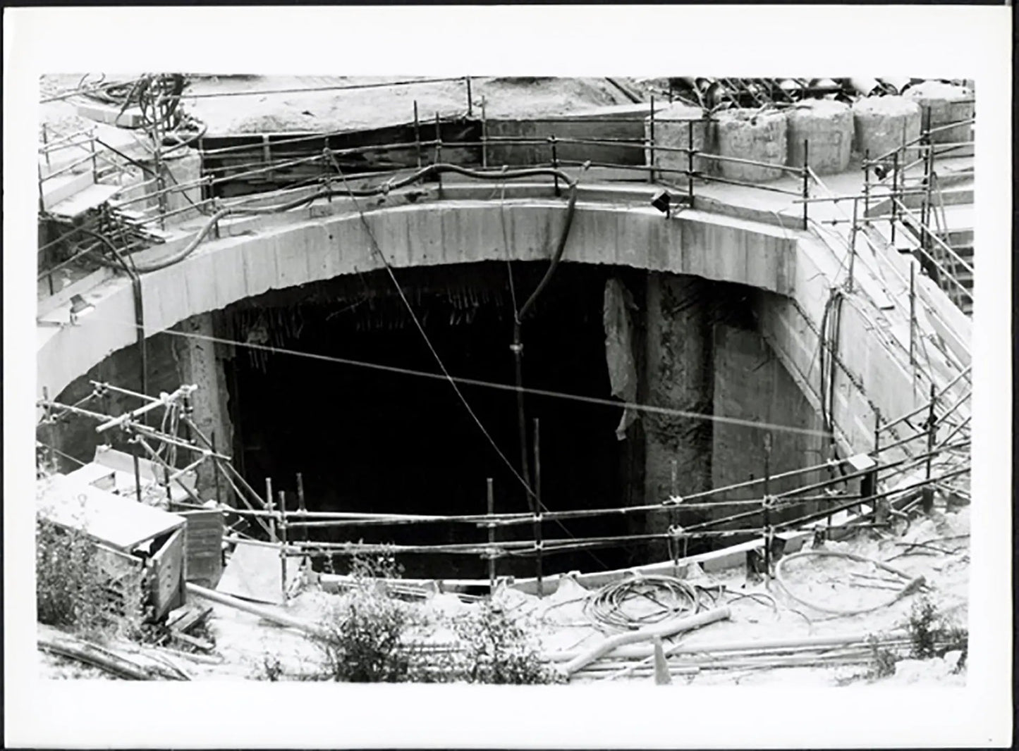 Folkestone costruzione dell'eurotunnel 1990 Ft 38067 - Stampa 24x18 cm - Farabola Stampa ai sali d'argento
