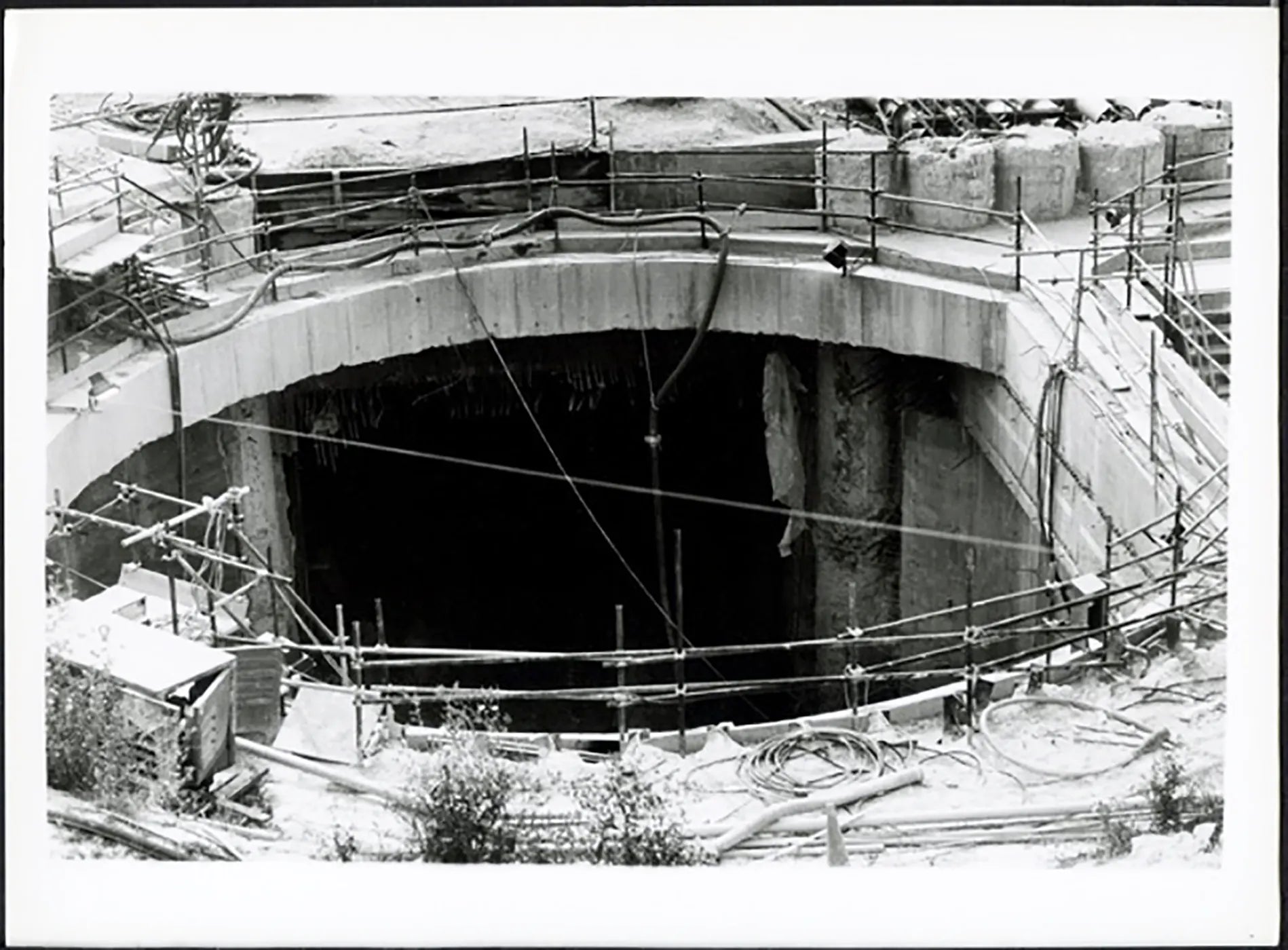Folkestone costruzione dell'eurotunnel 1990 Ft 38067 - Stampa 24x18 cm - Farabola Stampa ai sali d'argento