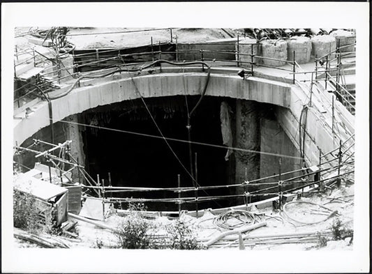 Folkestone costruzione dell'eurotunnel 1990 Ft 38067 - Stampa 24x18 cm - Farabola Stampa ai sali d'argento