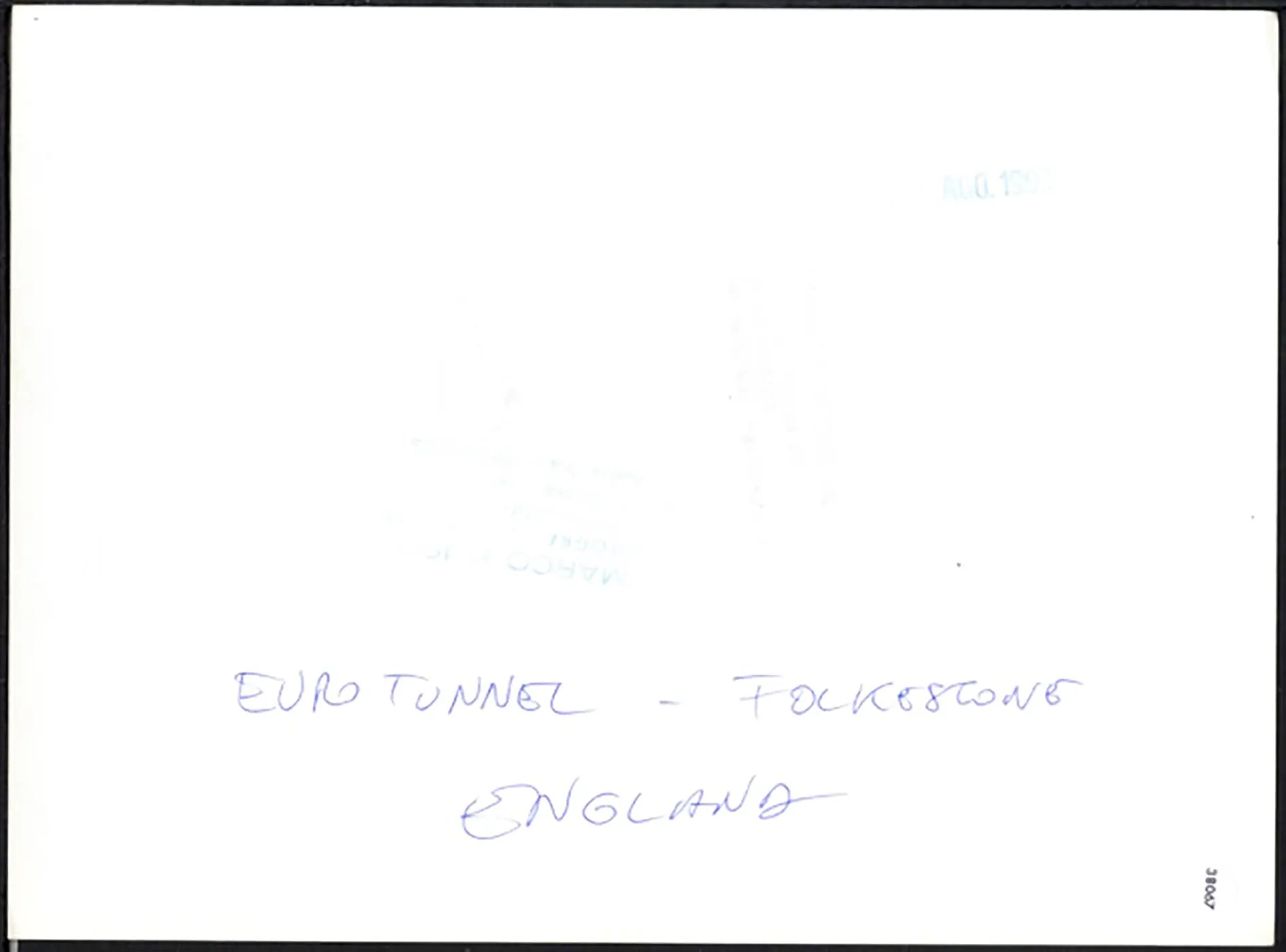 Folkestone costruzione dell'eurotunnel 1990 Ft 38067 - Stampa 24x18 cm - Farabola Stampa ai sali d'argento