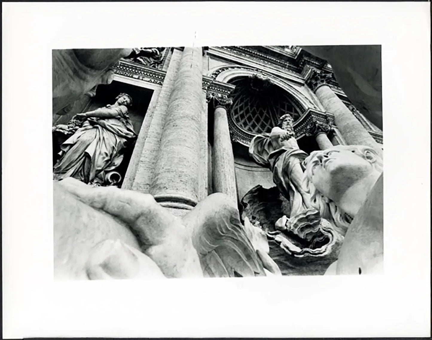 Fontana di Trevi Roma anni 90 Ft 37722 - Stampa 24x30 cm - Farabola Stampa ai sali d'argento