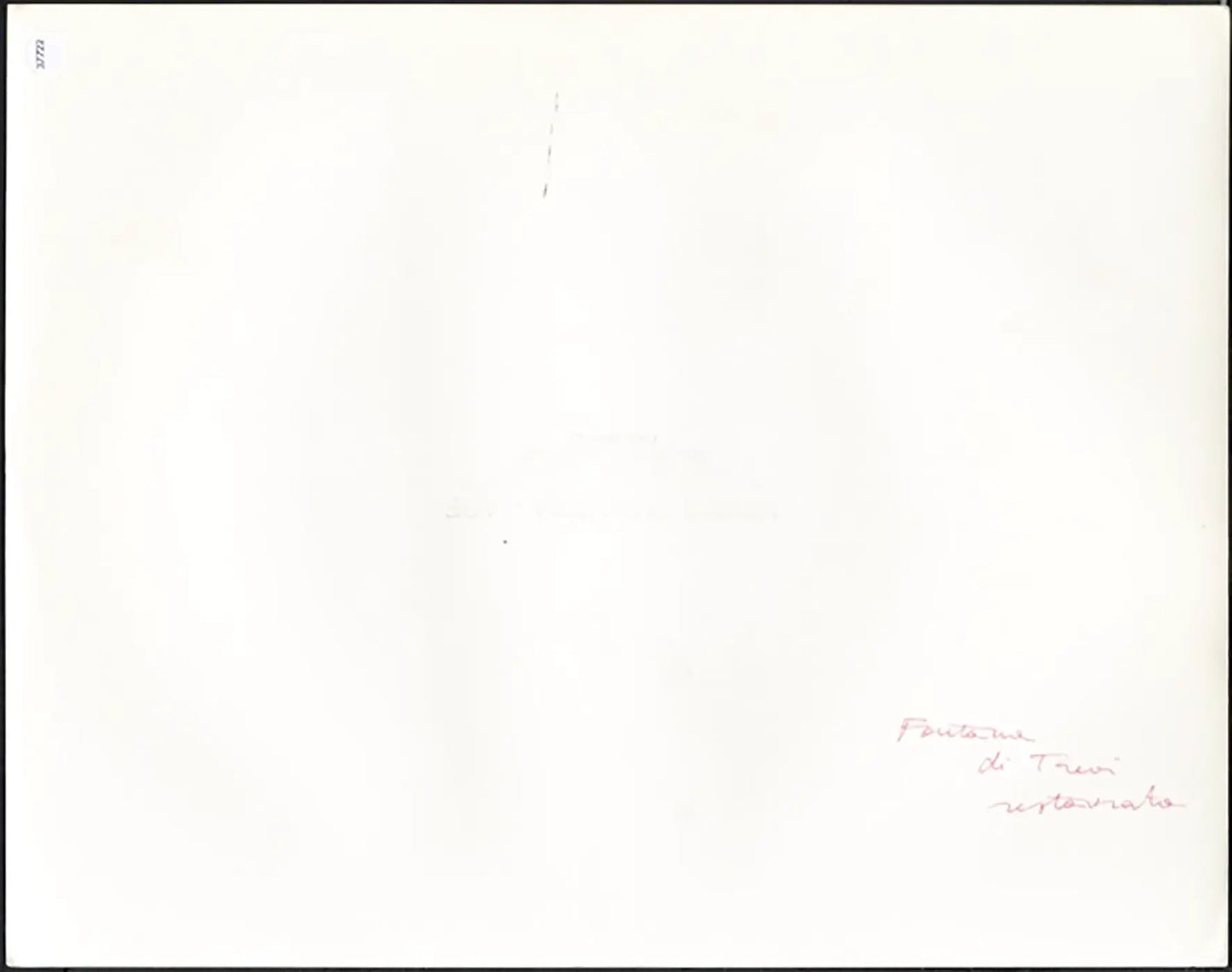Fontana di Trevi Roma anni 90 Ft 37722 - Stampa 24x30 cm - Farabola Stampa ai sali d'argento