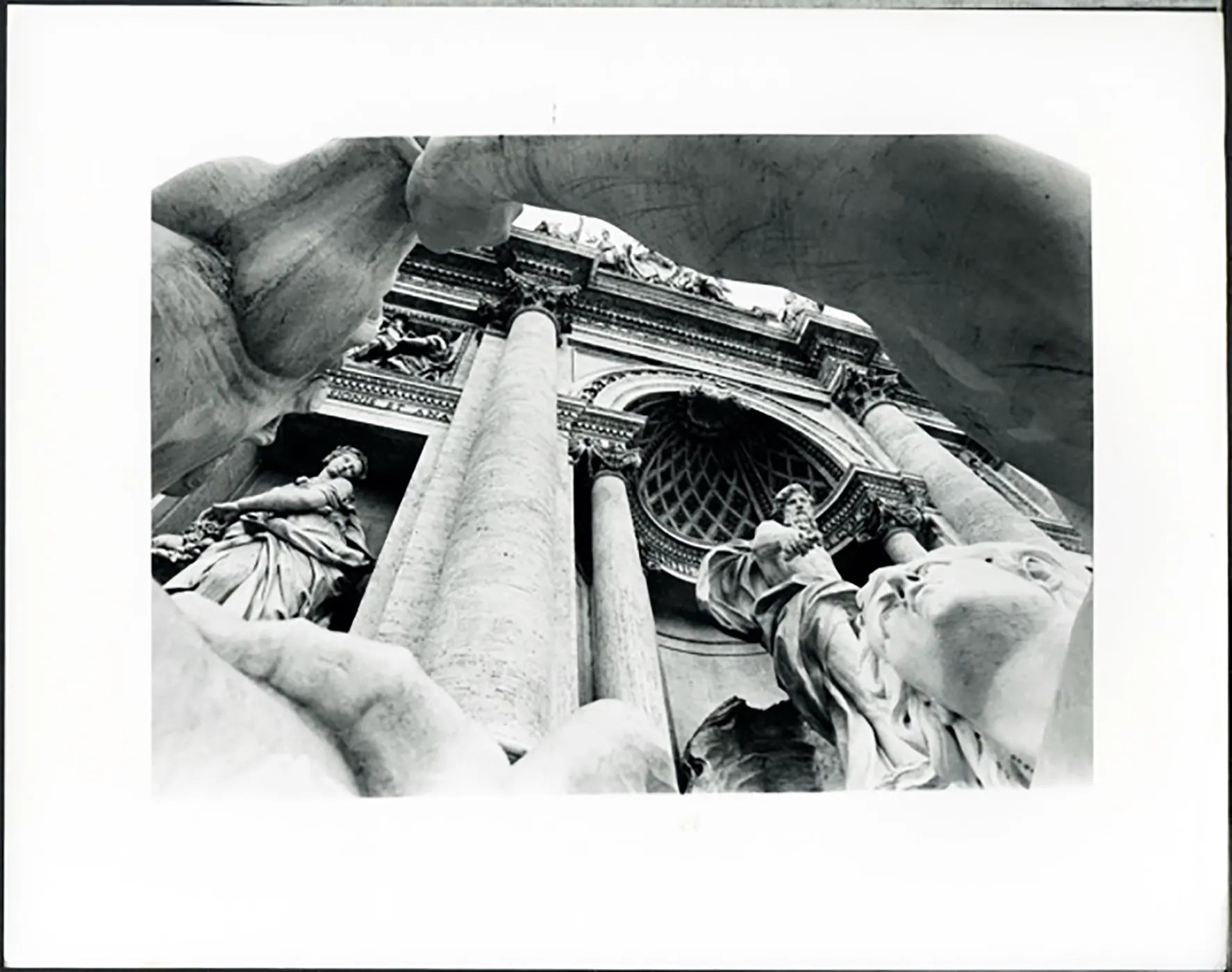 Fontana di Trevi Roma anni 90 Ft 37724 - Stampa 24x30 cm - Farabola Stampa ai sali d'argento