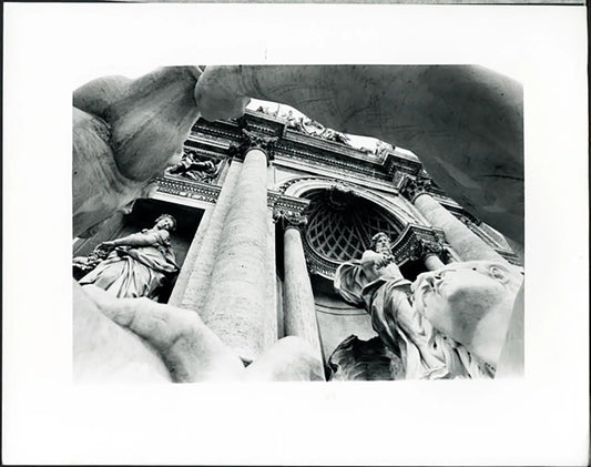 Fontana di Trevi Roma anni 90 Ft 37724 - Stampa 24x30 cm - Farabola Stampa ai sali d'argento