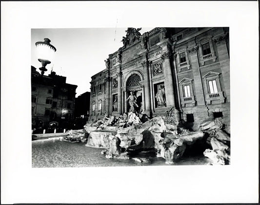 Fontana di Trevi Roma anni 90 Ft 37729 - Stampa 24x30 cm - Farabola Stampa ai sali d'argento