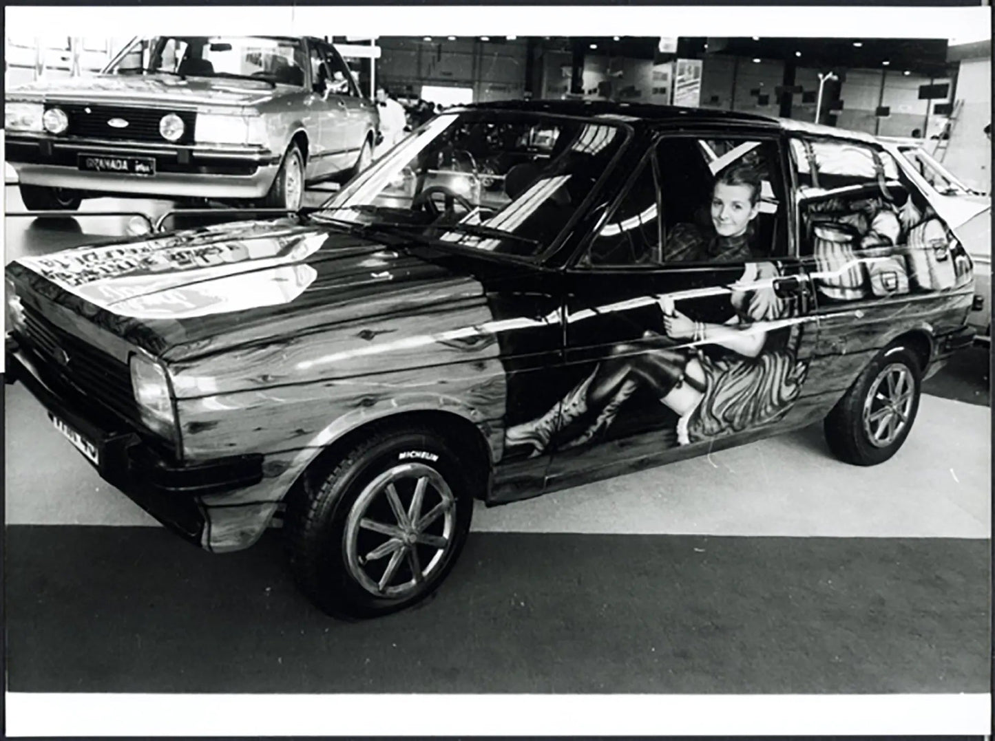 Ford Fiesta Salone Auto Parigi 1978 Ft 36703 - Stampa 24x18 cm - Farabola Stampa ai sali d'argento