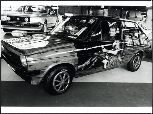 Ford Fiesta Salone Auto Parigi 1978 Ft 36703 - Stampa 24x18 cm - Farabola Stampa ai sali d'argento