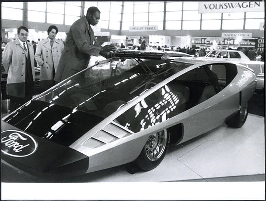 Ford Ghia Cons Salone Auto Parigi 1974 Ft 36674 - Stampa 24x18 cm - Farabola Stampa ai sali d'argento