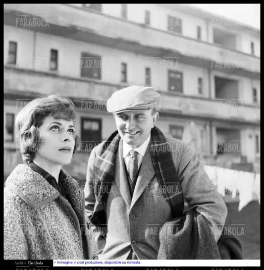 Franca Valeri e Giovanni Testori, Milano, 1960 - Farabola Immagine digitale