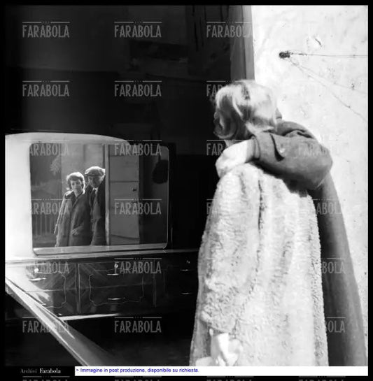 Franca Valeri e Giovanni Testori, Milano, 1960 - Farabola Immagine digitale