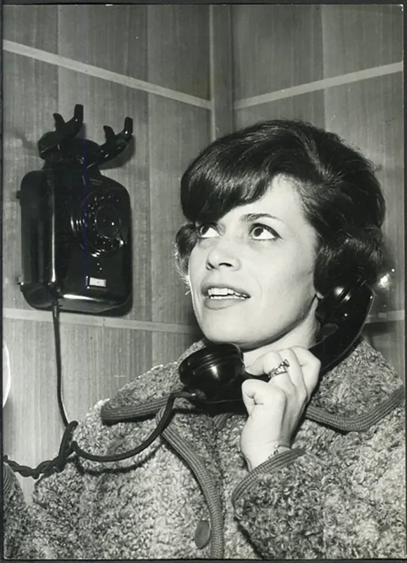 Franca Valeri in Sabato Sera 1967 Ft 37349 - Stampa 18x13 cm - Farabola Stampa ai sali d'argento