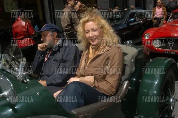 Francesca Grimaldi e Roberto Loia, Mille Miglia, 2004 - Farabola Immagine digitale