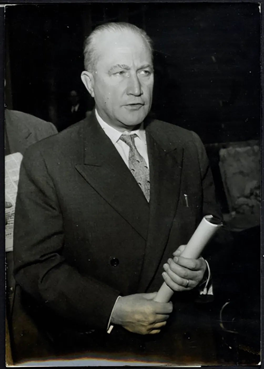 Francia Auguste Pinton ministro 1957 Ft 36850 - Stampa 13x18 cm - Farabola Stampa ai sali d'argento