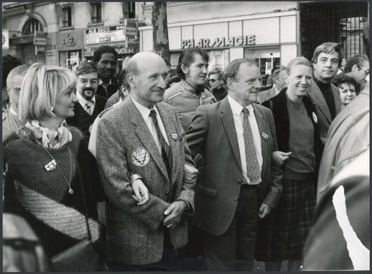 Francia Manifestazione CGT 1985 Ft 3383 - Stampa 24x18 cm - Farabola Stampa ai sali d'argento