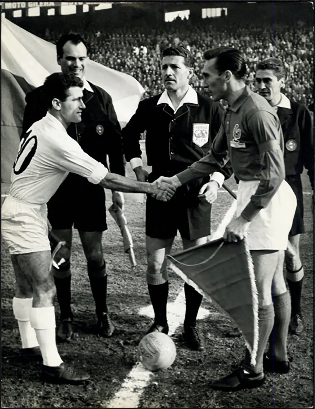 Francia vs Bulgaria Spareggio 1961 Ft 5779 - Stampa 21x27 cm - Farabola Stampa ai sali d'argento