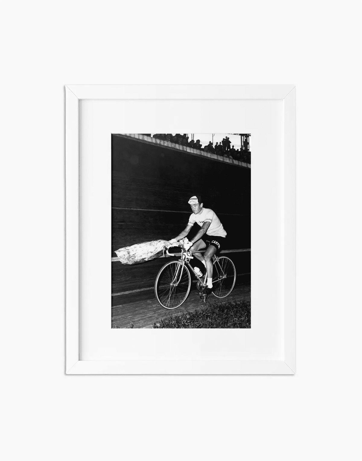 Franco Balmamion, Giro d'Italia 1962 — stampa fine art con cornice bianca