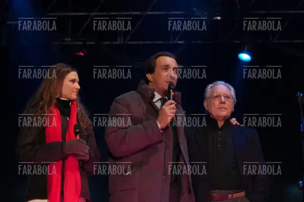 Franco Nisi, Laia Manetti ed Enzo Jannacci, Milano la città per cantare, 2003 - Farabola Immagine digitale