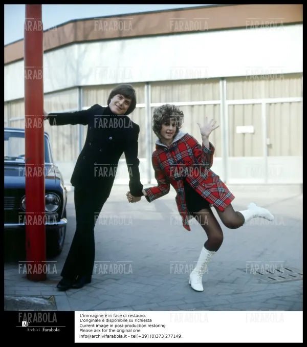 Franco Rosi e Loretta Goggi, 1971 - Farabola Immagine digitale