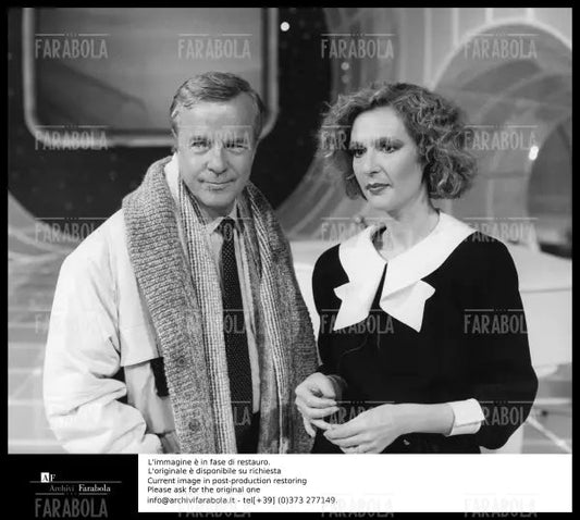Franco Zeffirelli e Loretta Goggi, Loretta Goggi in quiz, 1983 - Farabola Immagine digitale