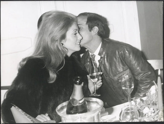 François Truffaut Catherine Deneuve 1969 Ft 37507 - Stampa 24x18 cm - Farabola Stampa ai sali d'argento