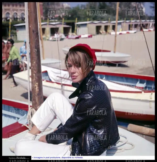 Francoise Hardy, Festival di Venezia, 1966 - Farabola Immagine digitale